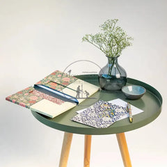 kaartenset William Morris rood