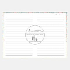 notitieboek William Morris rood A5