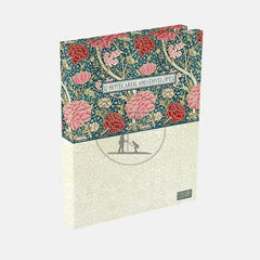 kaartenset William Morris rood