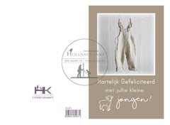 gedrukte dubbele kaart BJ45