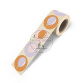 10 sluitstickers balonnen