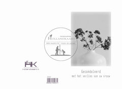 Dubbele wenskaart D157 (uw vrouw)