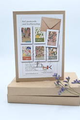 Doosje met 12 enkele kaarten