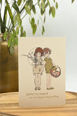 Dubbele wenskaart K118