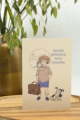 Dubbele wenskaart K114