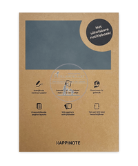 uitwisbaar notieiboek jeans blauw