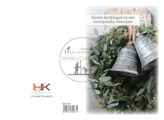 pakje dubbele gedrukte kerstkaarten GK309