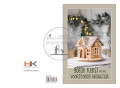 pakje dubbele gedrukte kerstkaarten GK315
