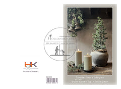 Pakje Dubbele gedrukte kerstkaarten GK318