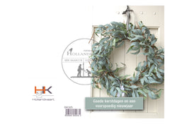 pakje dubbele gedrukte kerstkaarten GK325