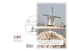 pakje dubbele gedrukte kerstkaarten GK330