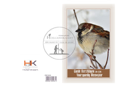 Pakje dubbele gedrukte kerstkaarten GK344