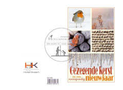 pakje dubbele gedrukte kerstkaarten GZ316