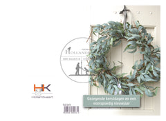 pakje dubbele gedrukte kerstkaarten GZ325