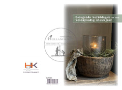 pakje dubbele gedrukte kerstkaarten GZ336