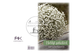 Dubbele wenskaart H207