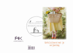 Dubbele wenskaart HG321