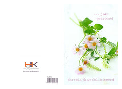 Dubbele wenskaart HJ116 (...-jarig huwelijkjub.)