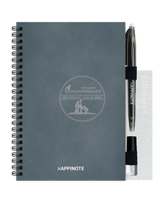 uitwisbaar notieiboek jeans blauw