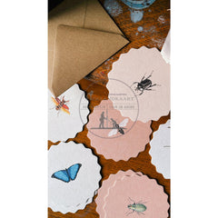 onderzetters rond insecten