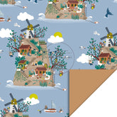 Inpakpapier world taupe