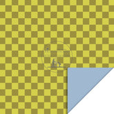 Inpakpapier blok geel groen