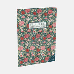 Set cadeaupapier William Morris rood