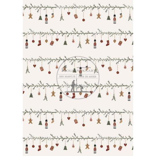 Inpakpapier kerst Guiland IBL