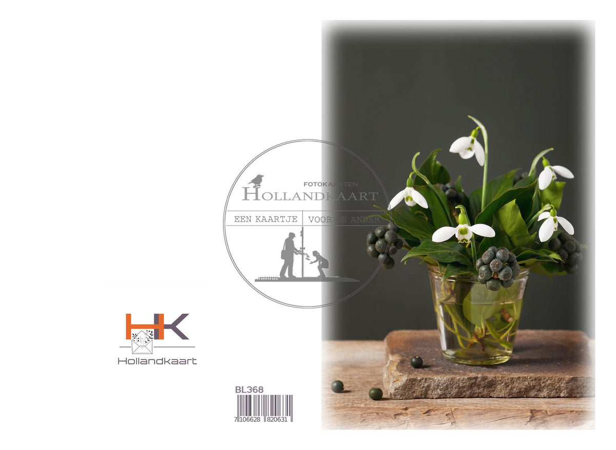 Dubbele wenskaart BL368