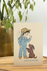 Dubbele wenskaart K121