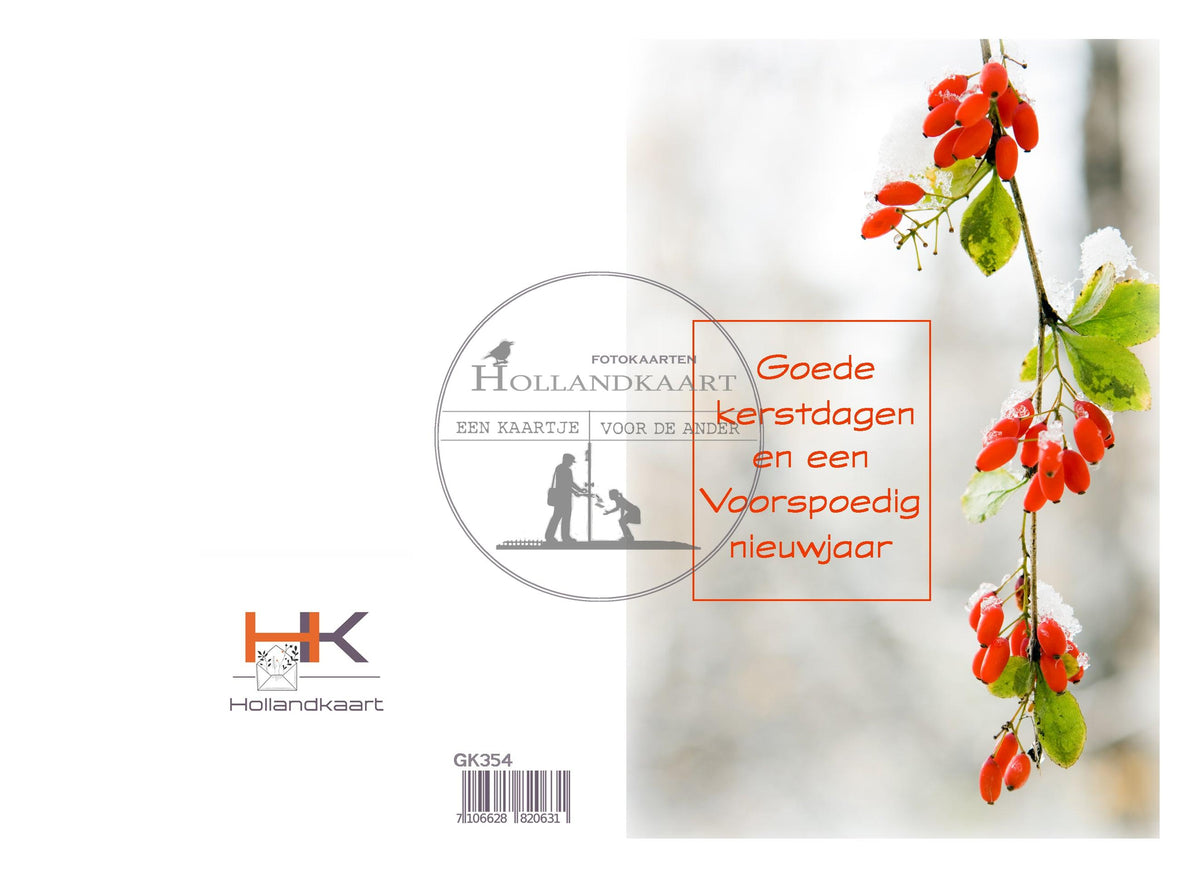 Pakje gedrukte kerstkaarten GK354