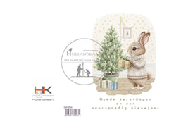 Pakje dubbele kerstkaarten GK356