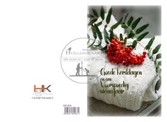 Pakje gedrukte kerstkaarten 3 in pakje GK359