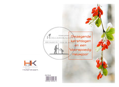 Pakje dubbele kerstkaarten GZ354