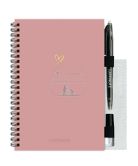 uitwisbaar notitieboek met goudfolie Love