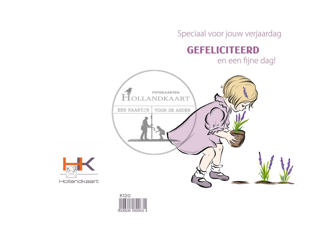 Dubbele wenskaart K120