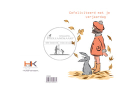 Dubbele wenskaart K122