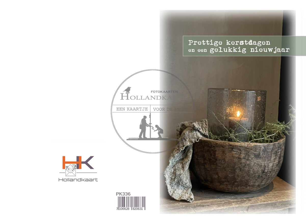 Pakje dubbele kerstkaarten PK336