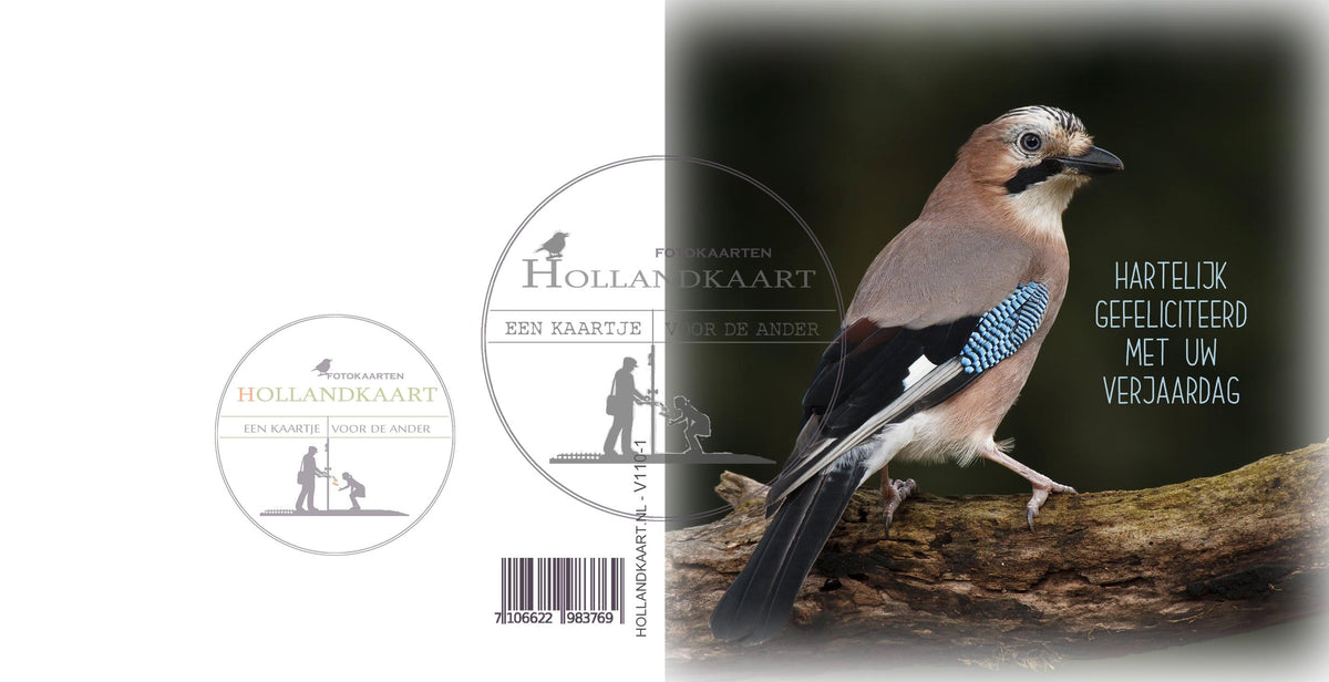 Vierkante kaart V110-1