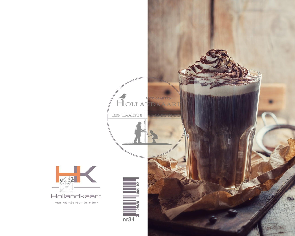 OP=OP 24 wenskaarten blanco chocomelk
