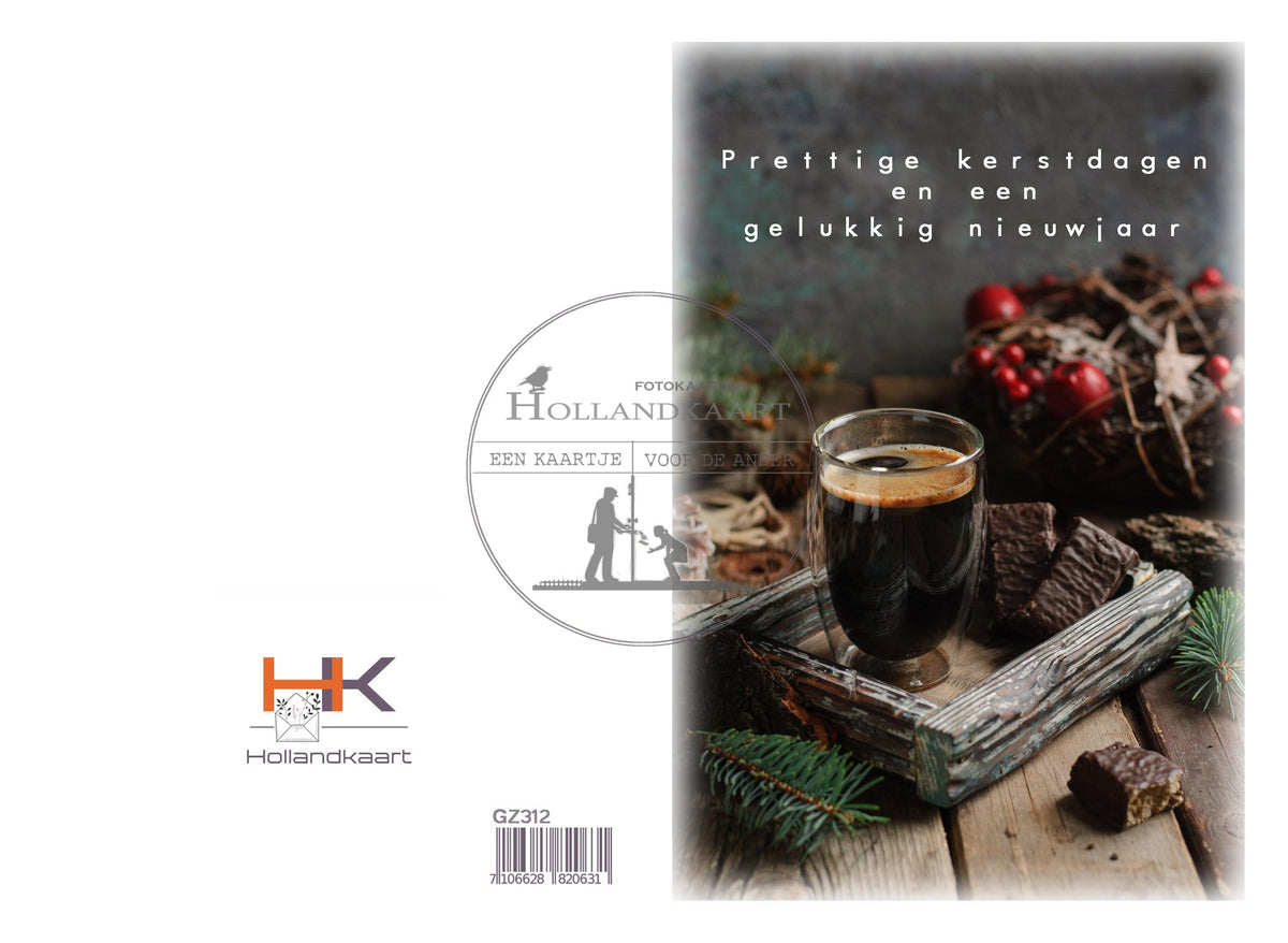 Pakje dubbele kerstkaarten PK312 Binnenkort voorradig