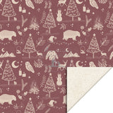 inpakpapier winter steenrood