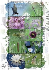 Postzegels Beleef de natuur Nieuwkoopse plassen