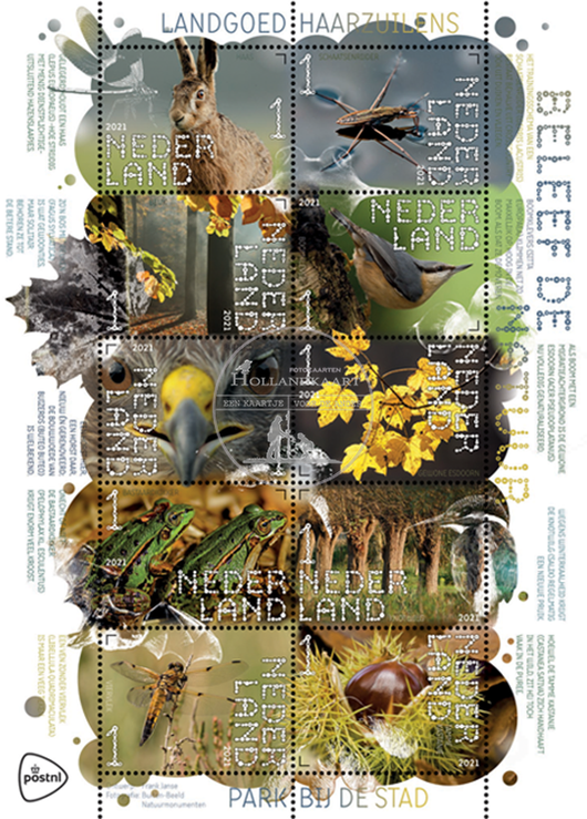 Postzegels Beleef de natuur Haarzuilens