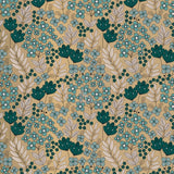 inpakpapier bloem groen/goud